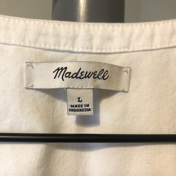 Madewell Wrap side tie long sleeve blouse - Picture 6 of 7